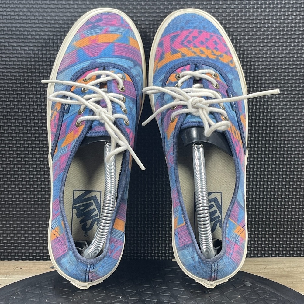 VANS Off The Wall Womens Sz 7.5 Mens Sz 6 Tribal Aztec Low Top Shoes Sneakers - Picture 5 of 9